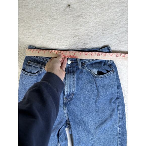 Vintage Gap Mom Jeans Womens 10 28x29 Blue Reverse Fit USA Made High Rise READ - Picture 8 of 12